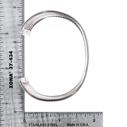 6.25" Vintage Tahe Navajo multi Band sterling silver twisted wire cuff bracelet - Estate Fresh Austin