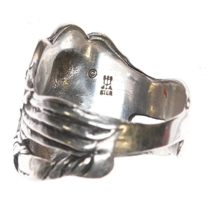 sz9 Retired James Avery Mermaid angel praying ring sterling silver - Estate Fresh Austin