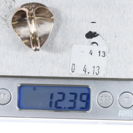 sz13 Silver Ray Navajo sterling silver eagle ring - Estate Fresh Austin