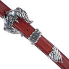 1993 Kokopelli Designs Sterling silver Horses Equestrian Ranger belt buckle set - Estate Fresh Austin