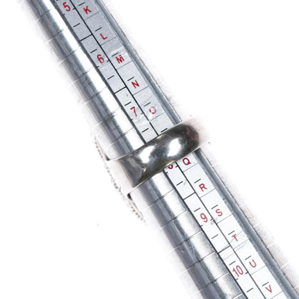 sz8 D Navajo sterling silver high grade Royston turquoise sterling silver ring - Estate Fresh Austin