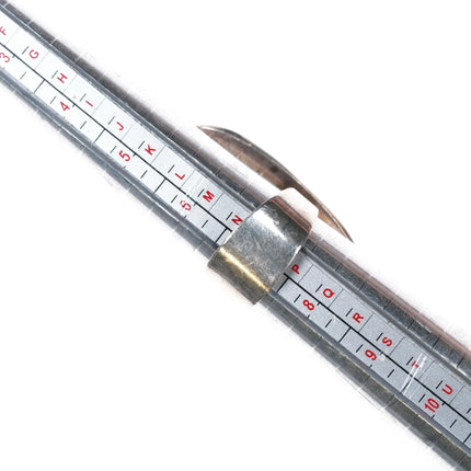 sz7.5 Kee Nez Navajo sterling silver onyx long ring - Estate Fresh Austin