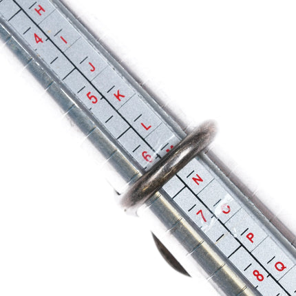 sz6.25 BBJ Vintage Native American sterling silver and turquoise ring - Estate Fresh Austin