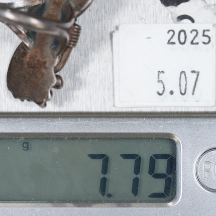 sz6.25 BBJ Vintage Native American sterling silver and turquoise ring - Estate Fresh Austin