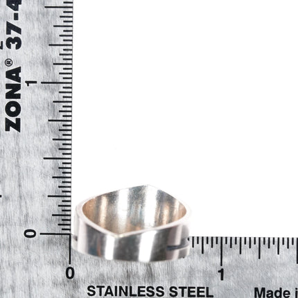 sz6.5 Patrick Tewawina Hopi overlay ring sterling silver - Estate Fresh Austin