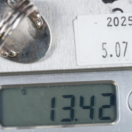 sz7.5 14k gold Bezel Sterling Sugilite Black Opal amazing ring - Estate Fresh Austin