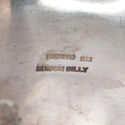 6.25" Edison Billy Navajo 14k gold/Sterling silver Gemstone set cuff bracelet - Estate Fresh Austin