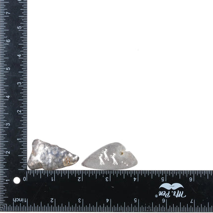 1990's Santa Fe Artisan Multi Abstract sterling silver earrings collection - Estate Fresh Austin