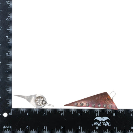 1990's Santa Fe Artisan Modernist sterling silver earrings collection - Estate Fresh Austin