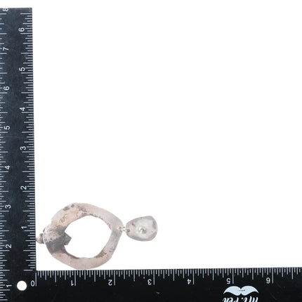 Cynthia Orr Inson Santa Fe gemset modernist sterling silver earrings collection - Estate Fresh Austin