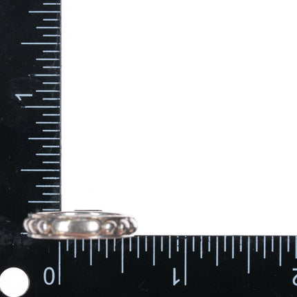 sz7 Lagos Caviar Sterling 18k gold Sterling smoky quartz ring - Estate Fresh Austin