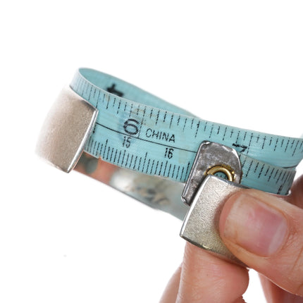 6.5" Art Sterling cuff bracelet with dragonfly - Estate Fresh Austin