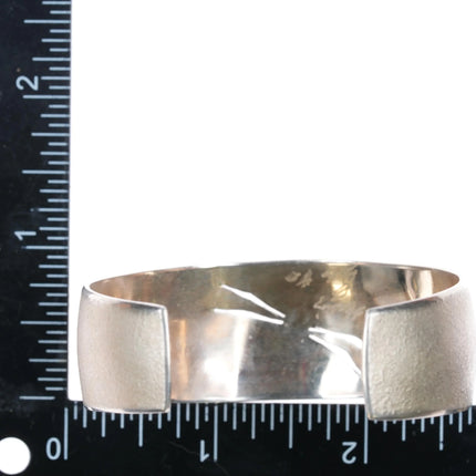 6.5" Art Sterling cuff bracelet with dragonfly - Estate Fresh Austin