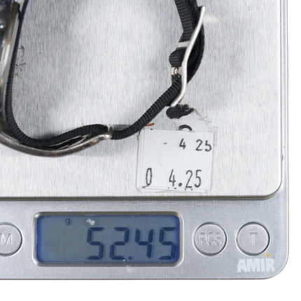 6.75" c1950 Zuni sterling silver turquoise flush inlay watch tip 70's TI digital - Estate Fresh Austin