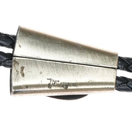 vintage Bell Trading Post sterling silver turquoise horseshoe bolo tie - Estate Fresh Austin