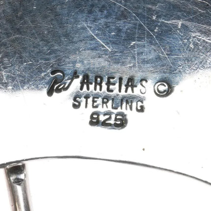 Large Pat Areias Sterling silver belt buckle for 1 5/8" belt - Estate Fresh Austin