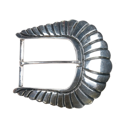 Large Pat Areias Sterling silver belt buckle for 1 5/8" belt - Estate Fresh Austin
