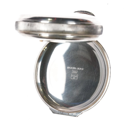 1980's Reuge Swiss sterling silver automaton music box pocket watch horse - Estate Fresh Austin