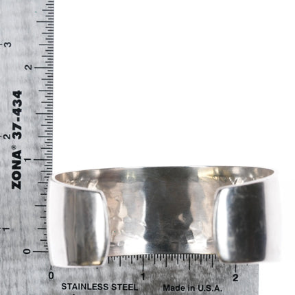 6.5" Verden Mansfield Hopi Overlay cuff bracelet Eagle Dancer sterling silver - Estate Fresh Austin