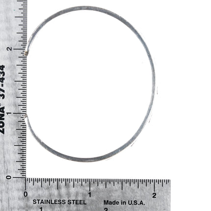 6.5" Stewart Tewawina Hopi Overlay Water waves cuff bracelet sterling silver - Estate Fresh Austin