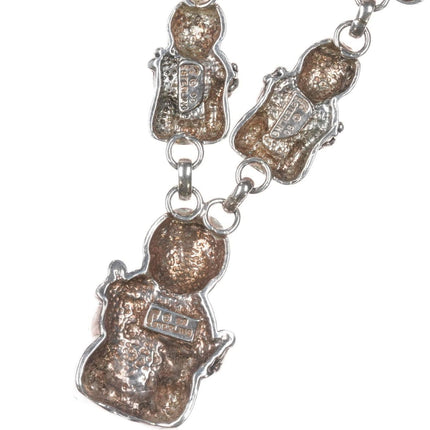 Vintage Carol Felley Southwestern Sterling silver Storyteller necklace - Estate Fresh Austin