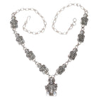 Vintage Carol Felley Southwestern Sterling silver Storyteller necklace - Estate Fresh Austin