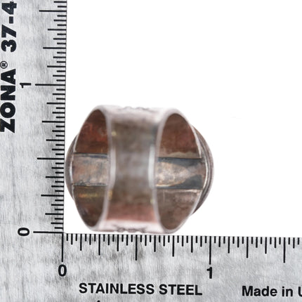 Sz9 Vintage Tobi Sterling silver and turquoise ring - Estate Fresh Austin