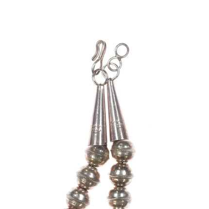 Vintage Navajo sterling silver squash blossom necklace w/cast naja - Estate Fresh Austin