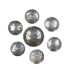 Vintage Southwestern sterling silver button cover set - Estate Fresh Austin