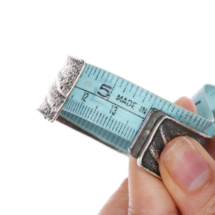 5.5" Lomayoosi Hopi Jonah Hill Tufa Cast sterling cuff bracelet silver - Estate Fresh Austin