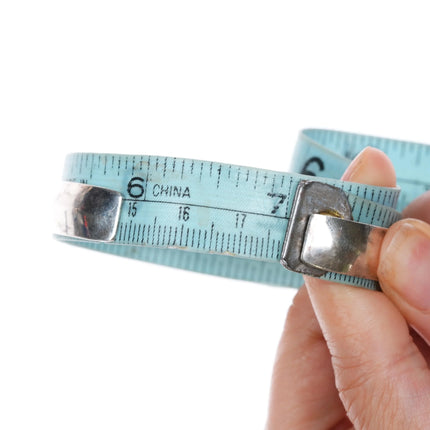 7" Tom and Sylvia Kee Navajo sterling silver gold filled storyteller cuff bracelet - Estate Fresh Austin