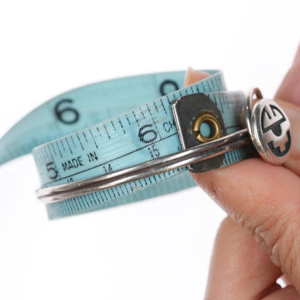 6.1" Vintage Hopi Silvercraft guild overlay bangle sz4 ring sterling silver - Estate Fresh Austin