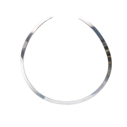 Retired James Avery thick band sterling silver collar necklace - Estate Fresh Austin