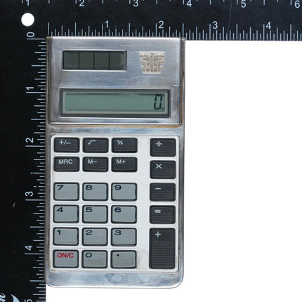 1980's Tiffany Sterling silver solar Calculator TI - Estate Fresh Austin