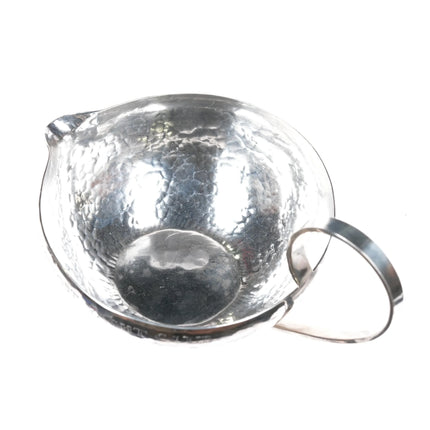 William Waldo Dodge Westport Yacht Club hammered sterling silver creamer trophy - Estate Fresh Austin