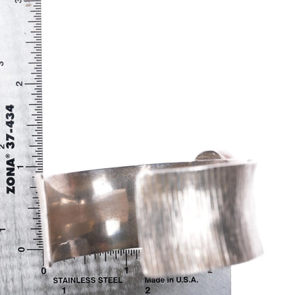 Howard Sice (Hopi - Laguna) Sterling silver waterweb turquoise cuff bracelet - Estate Fresh Austin