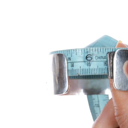 Victor Coochwytewa Hopi Overlay Kopavi- Ram/Corn cuff bracelet sterling silver - Estate Fresh Austin