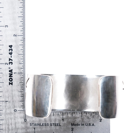 Victor Coochwytewa Hopi Overlay Kopavi- Ram/Corn cuff bracelet sterling silver - Estate Fresh Austin