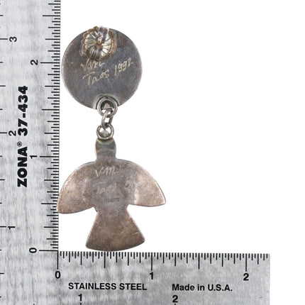 1992 Victoria Maase Stoll Taos Sterling silver thunderbird earrings - Estate Fresh Austin