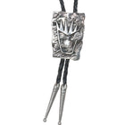 c1960 Southwestern sterling silver, diamond, and cz bolo tie - Estate Fresh Austin