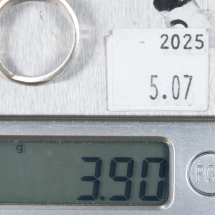 sz6.5 Patrick Tewawina Hopi overlay ring sterling silver - Estate Fresh Austin