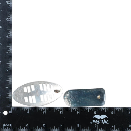 1990's Santa Fe Artisan Modernist sterling silver earrings collection - Estate Fresh Austin