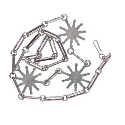 Vintage Zuni Starburst needlepoint turquoise sterling silver necklace - Estate Fresh Austin