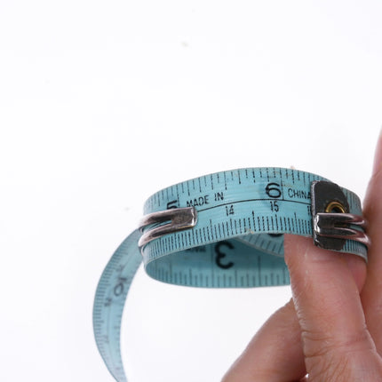 6.25"-6.5" 4 Navajo Carinated/Zuni Inlay sterling silver stacking cuff bracelets - Estate Fresh Austin