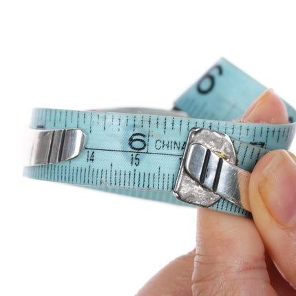 6.25" Everett and Mary Teller Navajo Overlay Coral Sterling silver cuff bracelet - Estate Fresh Austin