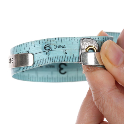 6.5" Andrew Henry Navajo sterling silver storyteller cuff bracelet overlay - Estate Fresh Austin