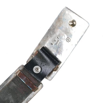 Becenti Navajo sterling silver Storyteller concho belt - Estate Fresh Austin