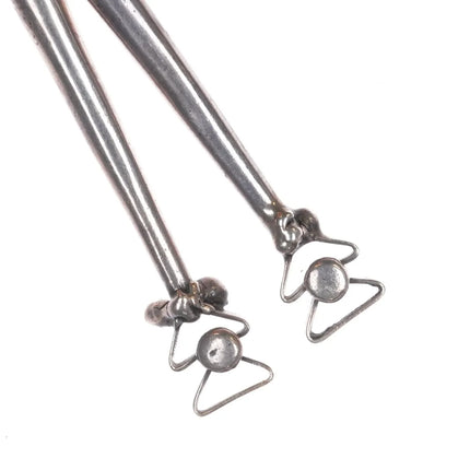 Vidal Aragon Santo Domingo Sterling silver bolo tie with high grade turquoise - Estate Fresh Austin