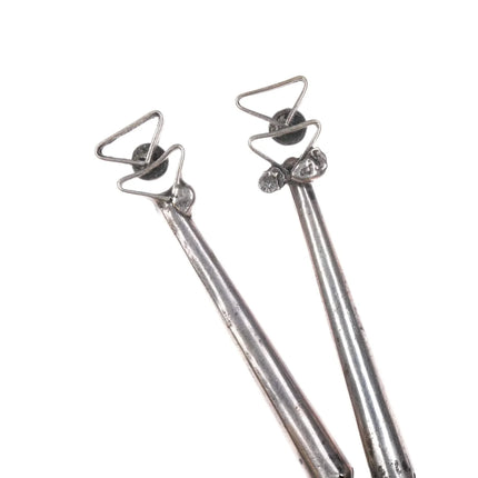 Vidal Aragon Santo Domingo Sterling silver bolo tie with high grade turquoise - Estate Fresh Austin