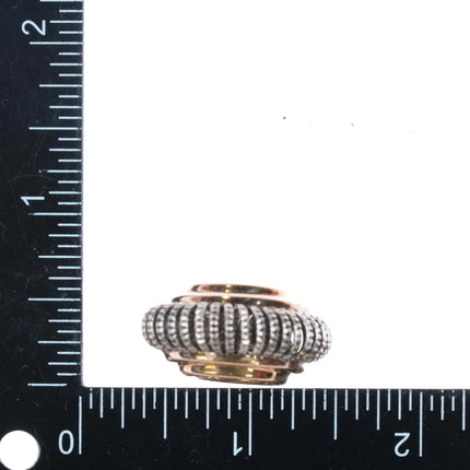 Alwand Vahan 14k/Sterling silver huggie hoop earrings - Estate Fresh Austin